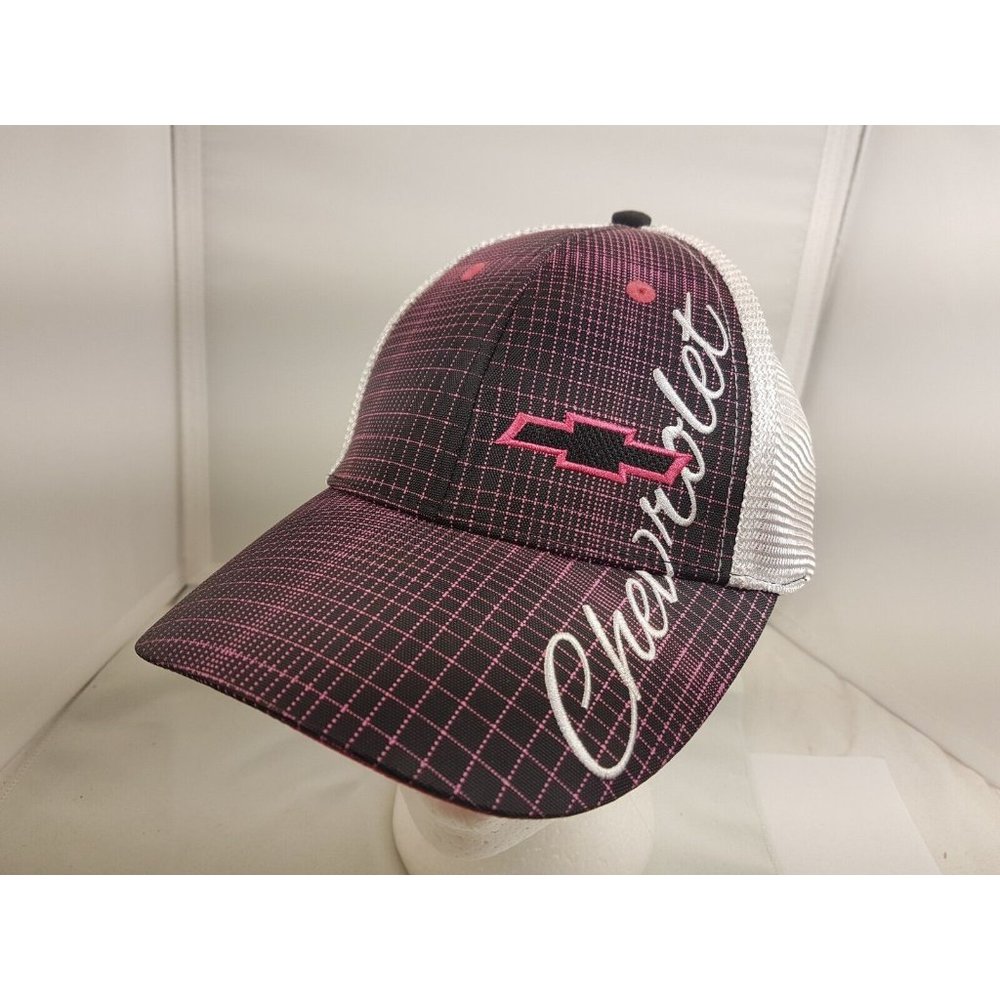Pink Chevrolet Cap Trucker Hat Snapback Baseball Choko